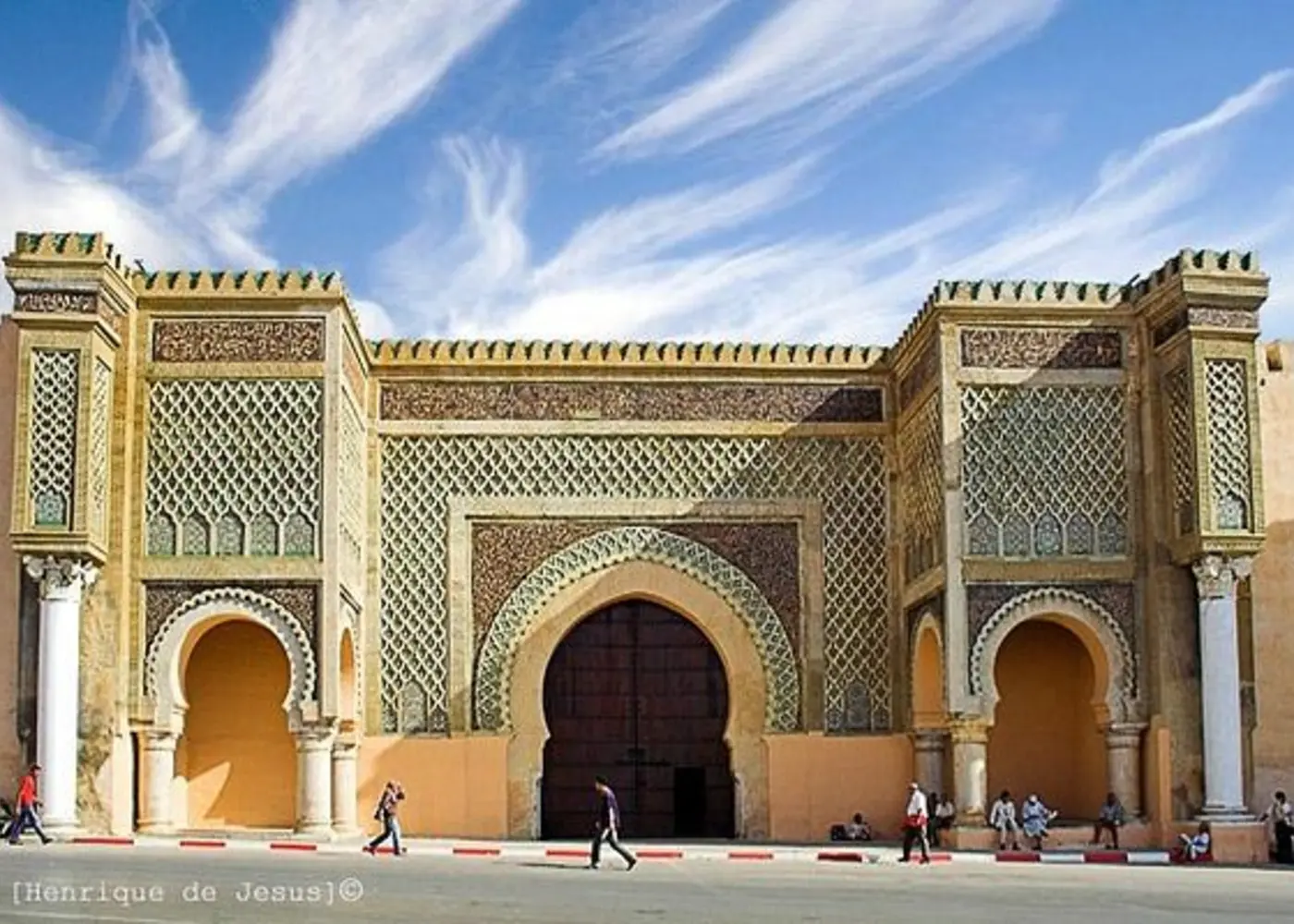 Monumental architecture and mosaics in Meknes