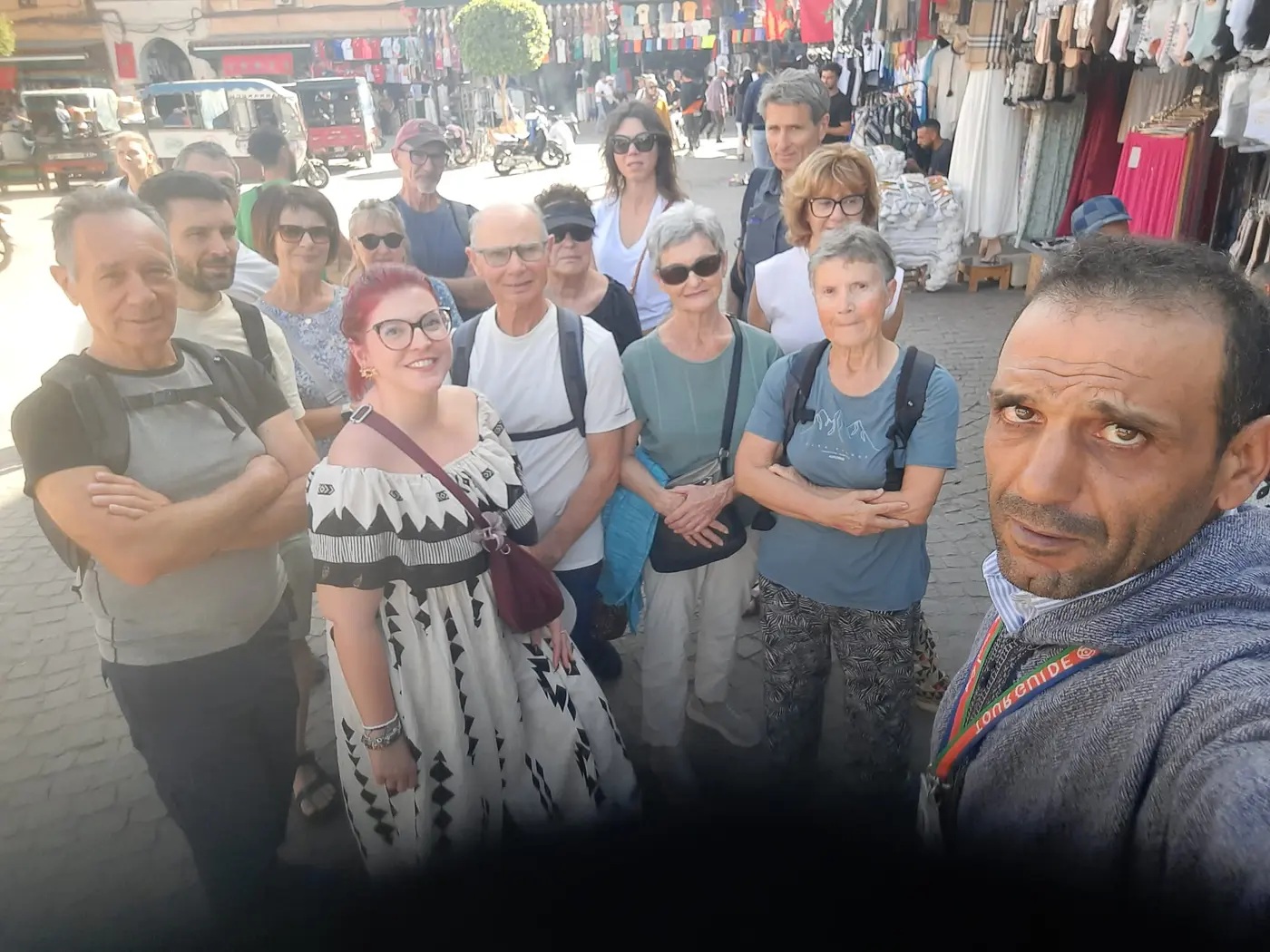 Travellers experiencing Morocco with a local guide